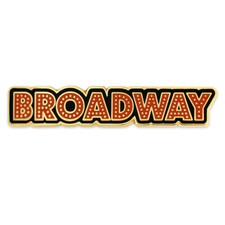 PinMart's New York Broadway Sign Jewelry Souvenir Enamel Lapel Pin