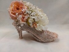 New Handcrafted Original Decorated Victorian Style Ladies Shoe