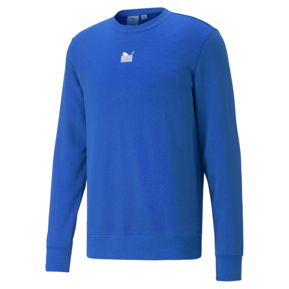Puma Tmc X Everyday Hussle Crew Neck Sweatshirt Mens Blue  53949103
