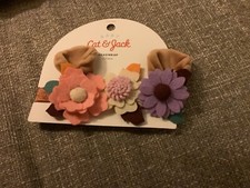 Infant Baby girl Cat  Jack Floral Head wrap