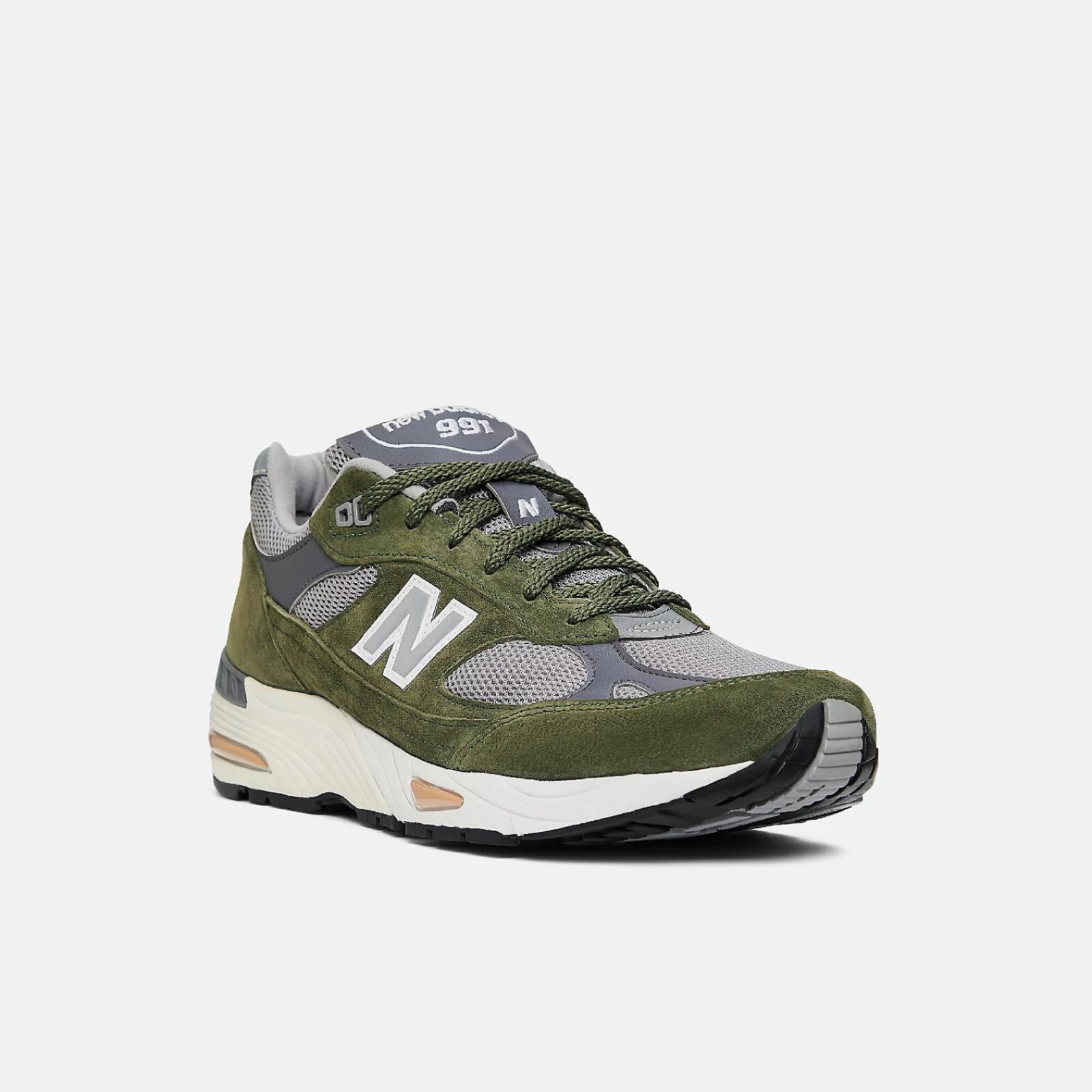 Size 10 - New Balance 991 Made in England Low Green Grey for sale