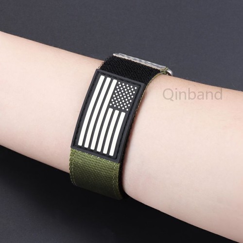 Cinturino Orologio Nylon per Apple Watch Serie 9 Ultra 8 7 Hoop Loop Band per iWatch 6 - Foto 29 di 39