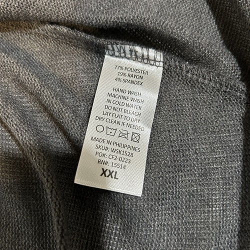 Gray Sleeveless Cardigan unbranded Soft stretchy comfy Professional - Picture 3 of 6