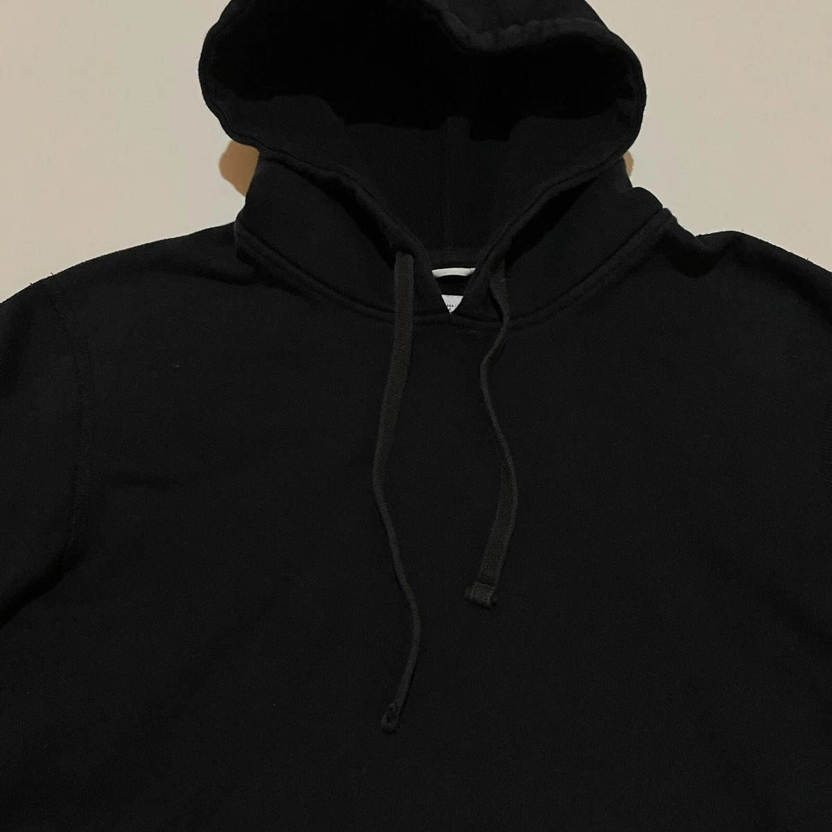 Reigning Champ Hoodie Lightweight Black Hip Zipper Womens Size