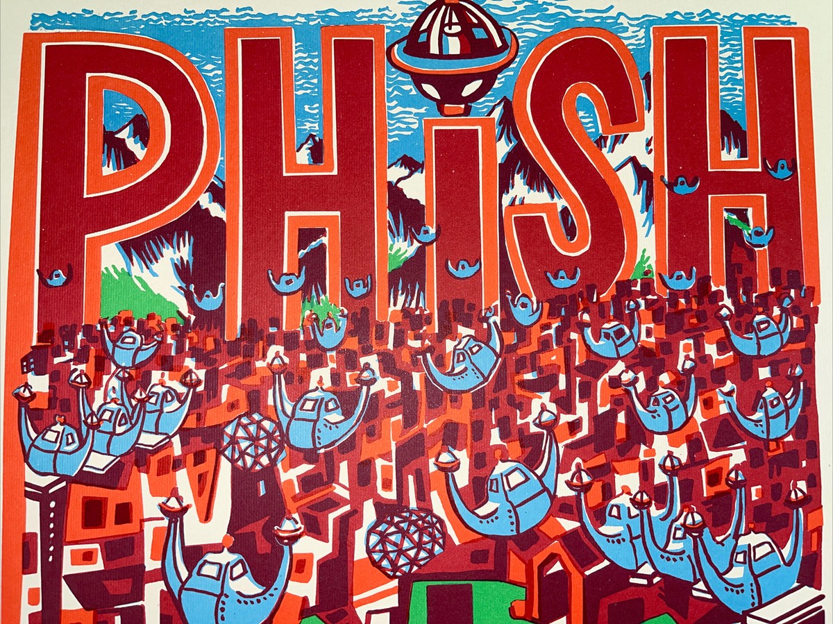 Phish 2019 Jim Pollock Commerce City Dicks Signed Limited Edition