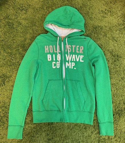 Hoodie Full Zip Jacket Green Large NWT 