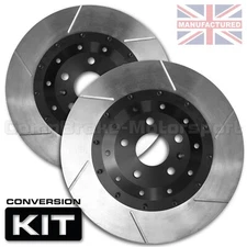 FITS AUDI TTRS [8J] REAR 2-PIECE VENTED BRAKE DISCS – 310MM X 22MM