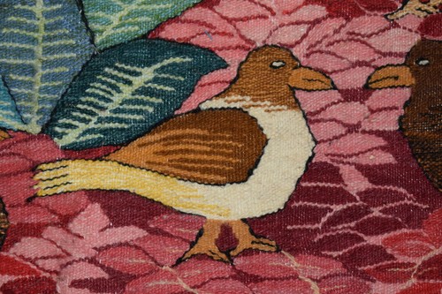 Egyptian Hand Woven Tapestry- 5.6 FT Wall Hanging-Folk Art Egypt-Wool Kilim Rug - Picture 8 of 20