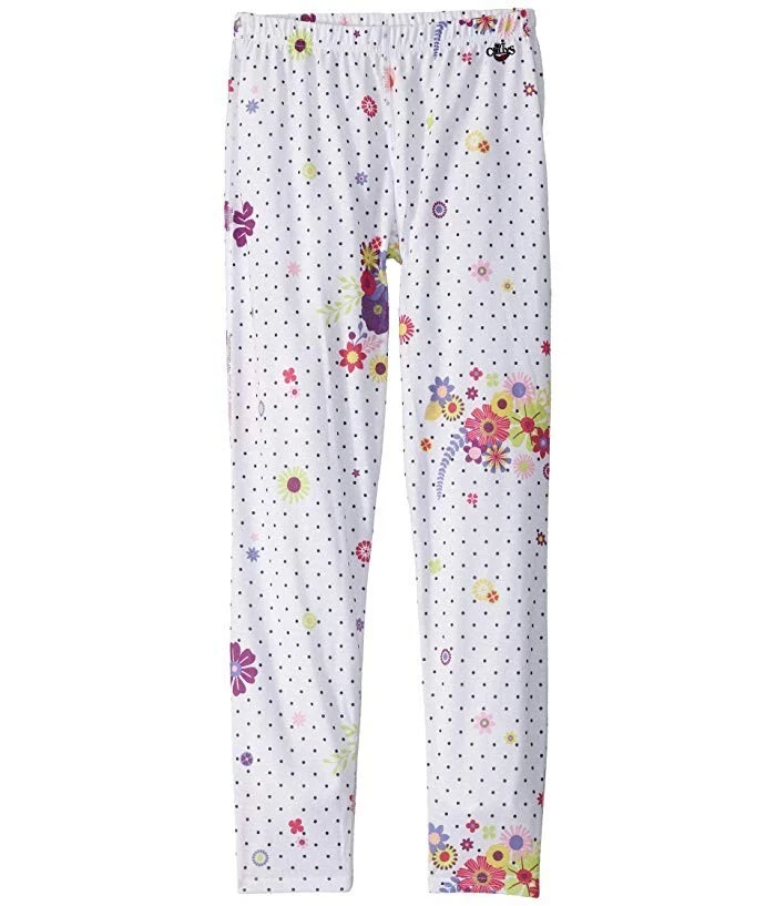Hot Chillys L9921 Girls White Multi Floral Midweight Print Bottom Size XL - Image 2 of 3