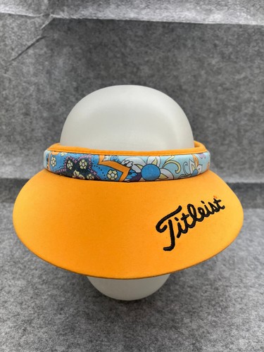 Titleist Schirmmütze Stirnband Damen Einheitsgröße gelb Blumenmuster Polyester Tennis Golf