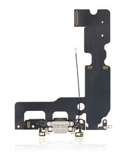 Charging Port Flex Cable Compatible For iPhone 7 Plus Premium  Silver 