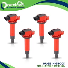 4pcs Ignition Coil Pack for 00-19 Toyota Yaris Prius xA xB Echo l4 1.5L UF316