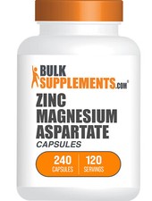 BulkSupplements Zinc Magnesium Aspartate - 240 Capsules