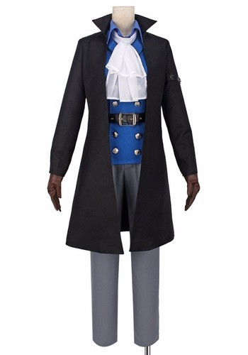 One Piece Sabo Cosplay Costume Black Tailor Made Any Size # Free shipping