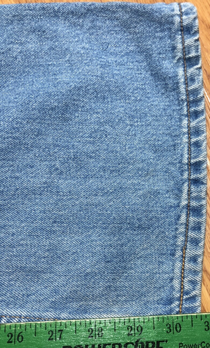 Vintage Levi's 514 Superlow Flared Leg 13 JR. M (34x30.5 Measured) USA Made - Picture 8 of 8
