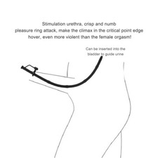 Through-Hole-Silicone Male Penis Dicks Dilator Plug Urethral Stretcher Hollow