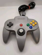 Nintendo 64 N64 Gray Controller Authentic OEM Tested  Working Tight Joystick