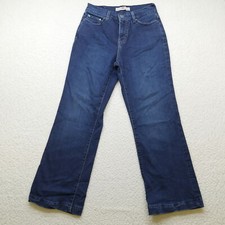 Levis 512 Jeans Womens Size 8 Medium Slimming Bootcut Blue Denim Rhinestones