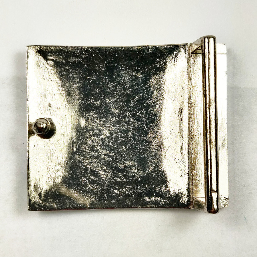 Classic Sculpted Minimalist Rectangular Brushed S… - image 3