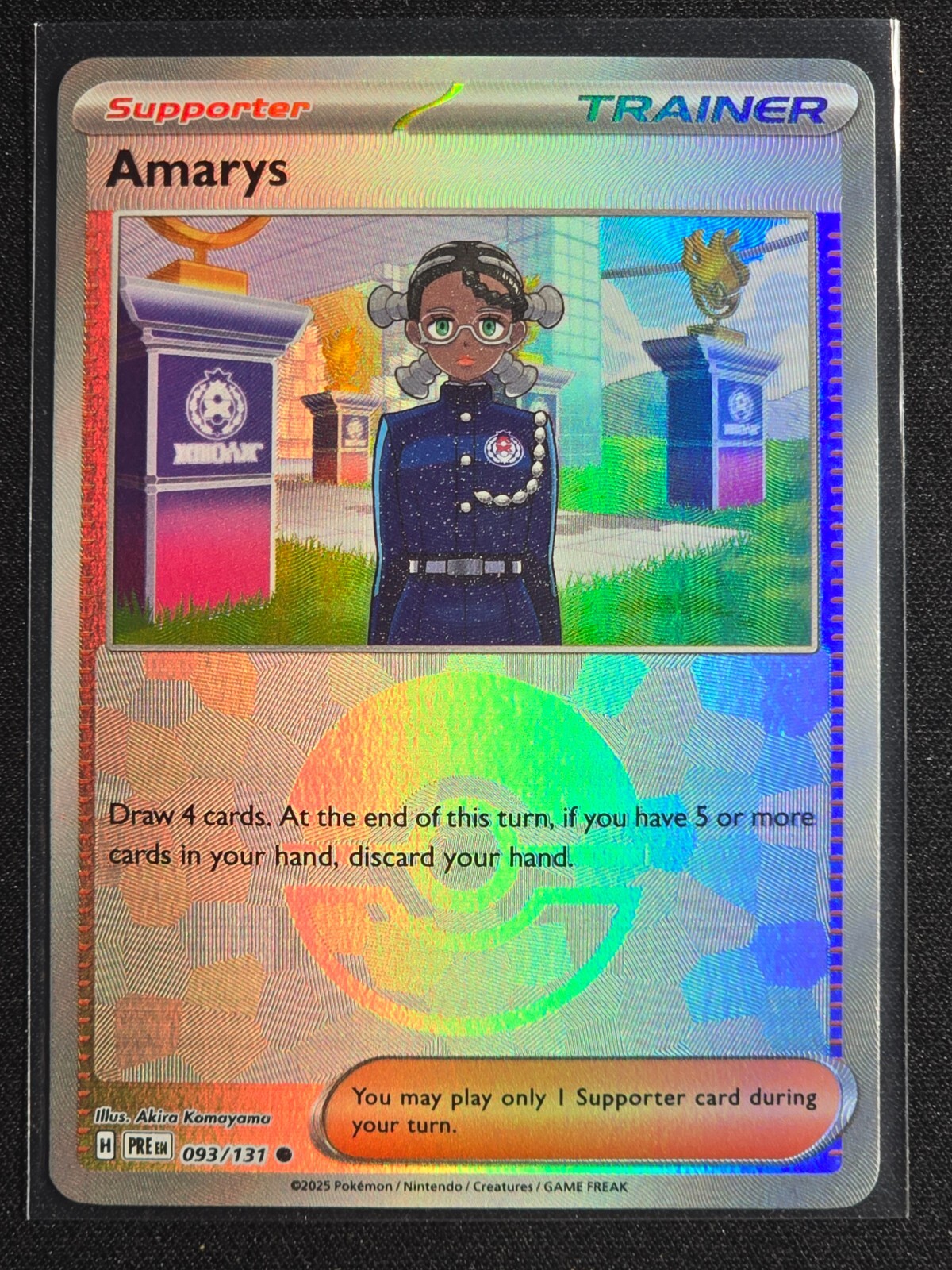 Amarys 093/131 (Poke Ball) Prismatic Evolutions Near Mint