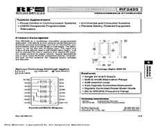 RFMD RF2420 SOP-16 PROGRAMMABLE ATTENUATOR USA ship #F22