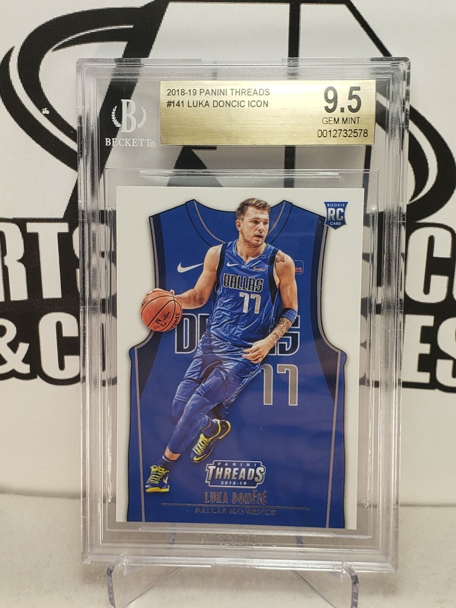 希少！【BGS9.5】rc doncic 2018 panini mosaic 🔥📈 BGS 9.5 GEM MINT🔥 LUKA DONCIC 2018 THREADS #141 ROOKIE RC