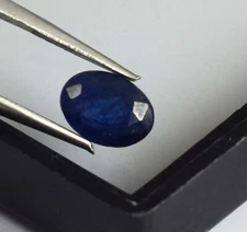 1.85 Ct Natural Madagascar Blue Sapphire Oval 8 x 5 mm Gemstone Certified B78267
