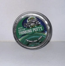 CRAZY AARON'S Mini Thinking Pty ~ USA~ Twinkling Tree COSMIC GLOW Tin ~ SEALED