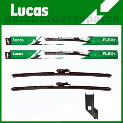 PEUGEOT PARTNER WIPER BLADES 2008 to 2022 LUCAS QUALITY BRAND 26'' & 16''