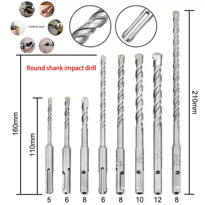 SDS Hammer Drill Masonry Drill Cement Drill Bit 6mm 20mm