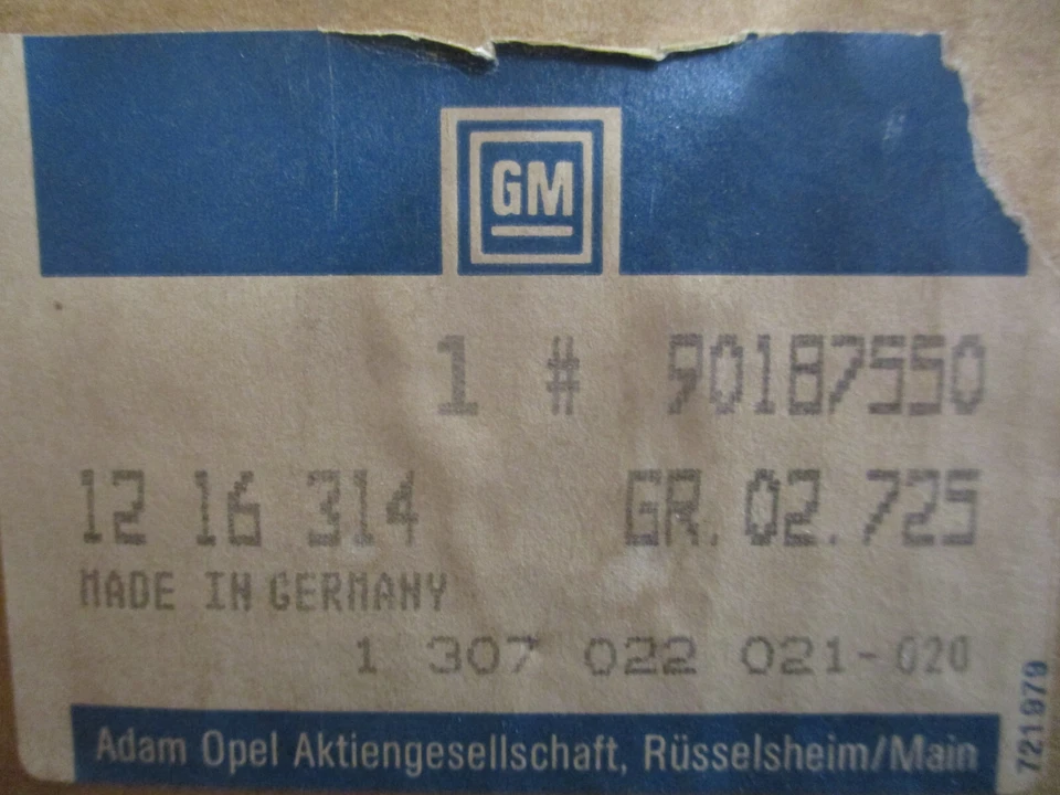 Opel Ascona C Scheinwerfer head light rechts links BOSCH H4 NEU original GM - Bild 3 von 4