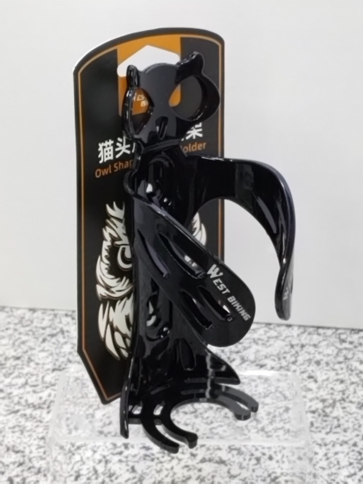 Bicycle Bottle Cage WEST BIKING Owl Shaped Holder PC Bike At
