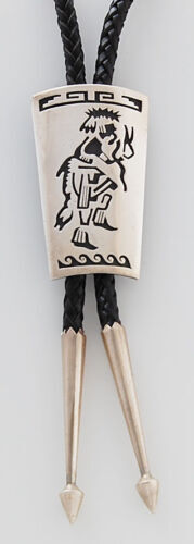 Mitchell Sockyma - Vintage Hopi Sterling Silver Pin Koshare Mitchell Sockyma - Vintage Hopi Sterling Silver Pin Koshare