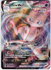 Pokemon Mew VMAX 114/264 Holo VMAX Rare Fusion Strike Pokemon Near Mint on eBay