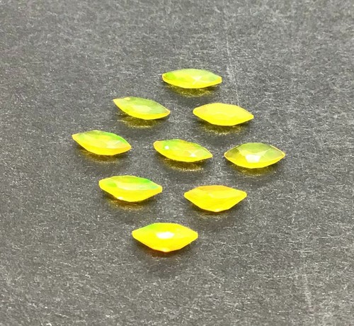 AAA Natural Ethiopian Yellow Fire Opal Marquise Cut Loose Gemstone For Jewelry - Picture 10 of 10