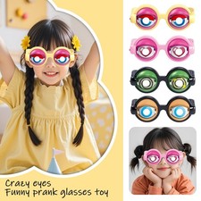 4 Funny Prank Glasses Novelty Creative Toy Crazy Eyes Blink BigEye Makeup Party