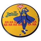 Vintage Conoco Gasoline Porcelain Sign - Joker Batman N-Tane Comic Gas Pump Sign