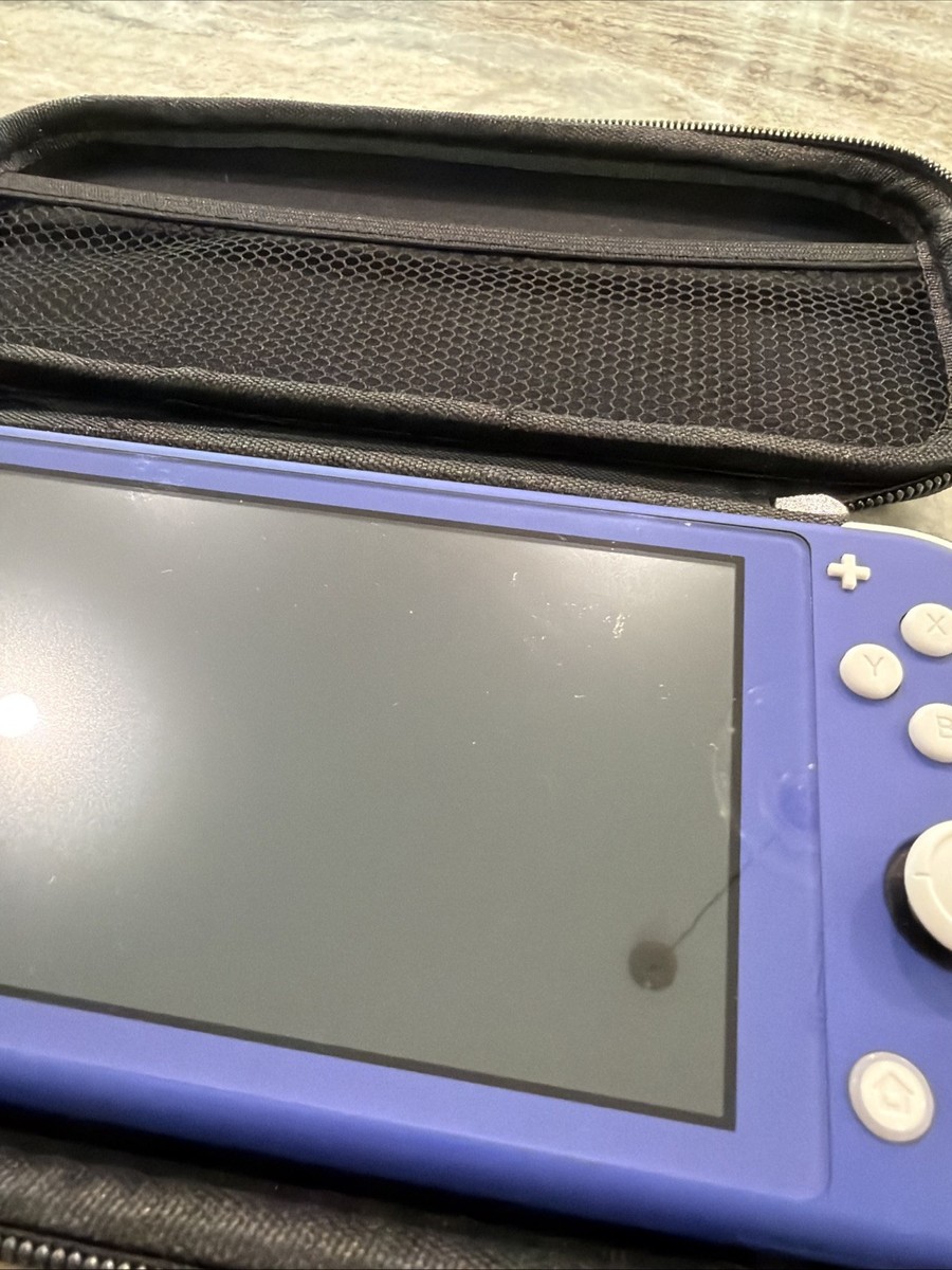 Nintendo Switch Lite Console Blue w/ Black Case – Fully Working | eBay