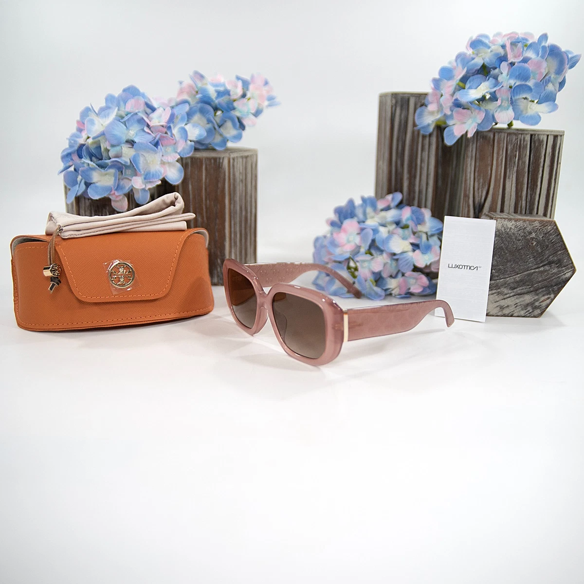 Tory Burch TY6090 Rose Gold & Milky Pink Sunglasses w/ Case TY6090 Sunglasses - Tory Burch Authorized Retailer  main image 2