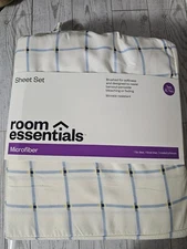 Room Essentials Twin / Twin XL Flat & Fitted Sheet Set