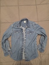 Levis Standard Western Button Long Sleeve Small