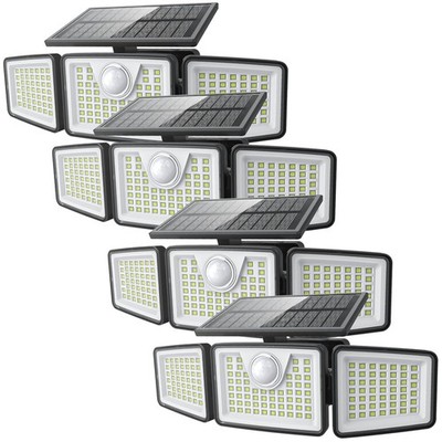 Ultra-Bright 2500LM Solar Flood Lights, 270° Coverage