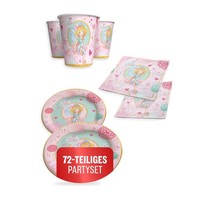 Prinzessin Lilifee 72-Tlg. Party Set – Deko Mit Servietten Tellern Bechern