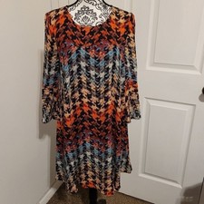 NWT Cupio woman's mosaic boho design dress