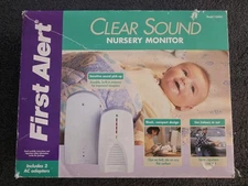 Clear Sound Nursery Monitor Model CSNM1 First Alert Baby Monitor