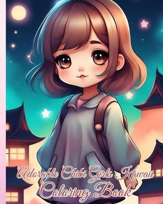 Adorable Chibi Girls Kawaii Coloring Book: Featuring Cute Designs in Anime Style