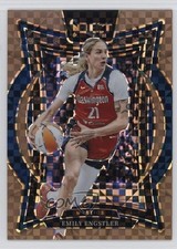2025 Panini Select WNBA Concourse Bronze Checker Prizm 20/49 Emily Engstler 3m4