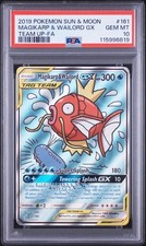 2019 Pokemon Sun & Moon Team Up #161 FA Magikarp & Wailord GX PSA 10 on eBay