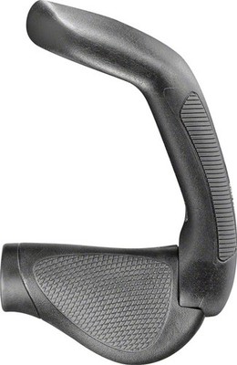 Ergon GP5 Rubber Grips for Rohloff/Nexus Bikes - Ergonomic Small Black