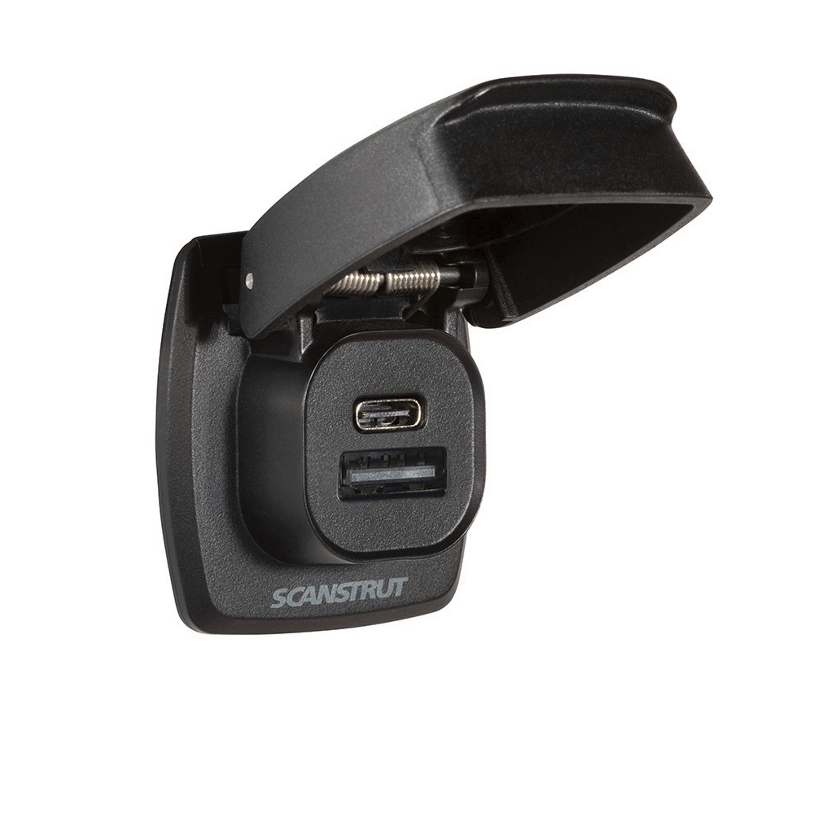 Scanstrut SC-USB-F4 Flip Pro Plus Fast Charging USB-A and USB-C Socket - 12V/24V